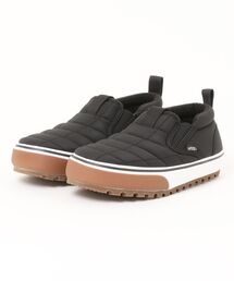 VANS（バンズ）の「VANS ヴァンズ MTE SNOW LODGE SLIPPER MID MTE スノーロッジ スリッパ ミッド VN000D2ABLA QUILTED BLACK（スニーカー）」