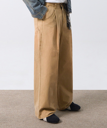 DIMITRI BLACK（ディミトリブラック）の「ワイドカーペンターパンツ_ベージュ（その他パンツ）」