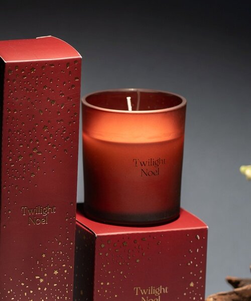 BIRTHDAY BAR（バースデイバー）の「Twilight Noel　グラス入りキャンドル（キャンドル・レディース・ネイビー/グリーン/ボルドー・0）」の10枚目の写真