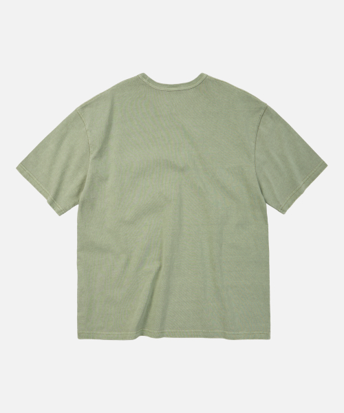 FRIZMWORKS(フリズムワークス)の「CIGARETTE POCKET PIGMENT DYEING TEE _ GREEN(Tシャツ/カットソー・メンズ・その他・LARGE/X-LARGE/SMALL/MEDIUM)」の2枚目の写真