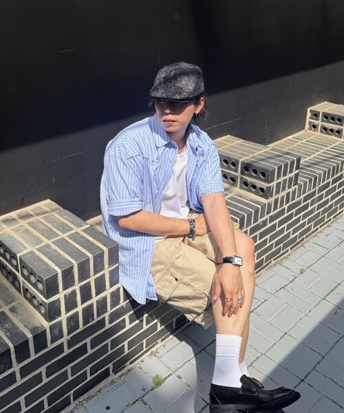 GUBIN（グビン）の「[シーズンオフ] ストライプスタッズ半袖シャツ（シャツ/ブラウス・レディース・その他・MEDIUM/LARGE）」の12枚目の写真