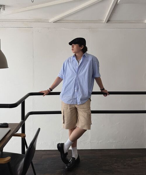 GUBIN（グビン）の「[シーズンオフ] ストライプスタッズ半袖シャツ（シャツ/ブラウス・レディース・その他・MEDIUM/LARGE）」の13枚目の写真