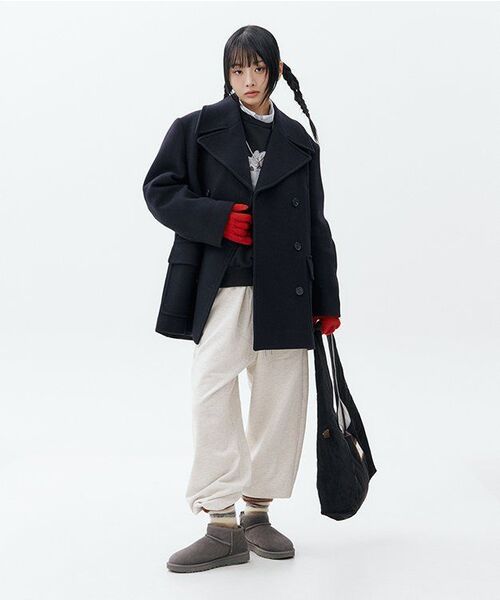 MUSINSA STANDARD WOMAN（ムシンサスタンダードウーマン）の「ウィメンズスリムフィットクロップシャツ[スカイブルー]（シャツ/ブラウス・レディース・その他・SMALL/MEDIUM/LARGE/X-SMALL）」の7枚目の写真