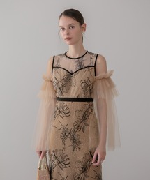 Leja｜レジャのドレス（ベージュ系）通販 - ZOZOTOWN