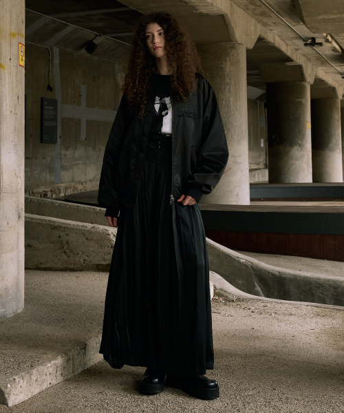 SLOWACID（スローアシッド）の「アンドレキム x スロウエシッド サテンスーベニアジャケット [ブラック]（ブルゾン・レディース・その他・LARGE/MEDIUM）」の3枚目の写真