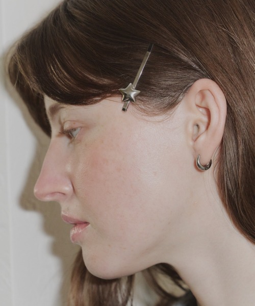 GIUNON（ジウノン）の「plump star motif hairpin / プランプスターモチーフヘアピン（ヘアピン・レディース・シルバー・FREE）」の9枚目の写真