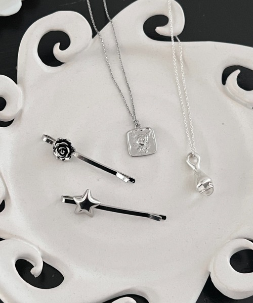 GIUNON（ジウノン）の「plump star motif hairpin / プランプスターモチーフヘアピン（ヘアピン・レディース・シルバー・FREE）」の13枚目の写真