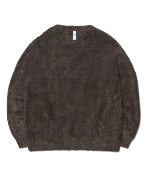NOMANUAL(NOMANUAL)の「CROPPED HAIRY KNIT - BROWN(ニット/セーター・レディース・その他・X-LARGE/SMALL/MEDIUM/LARGE)」の5枚目の写真