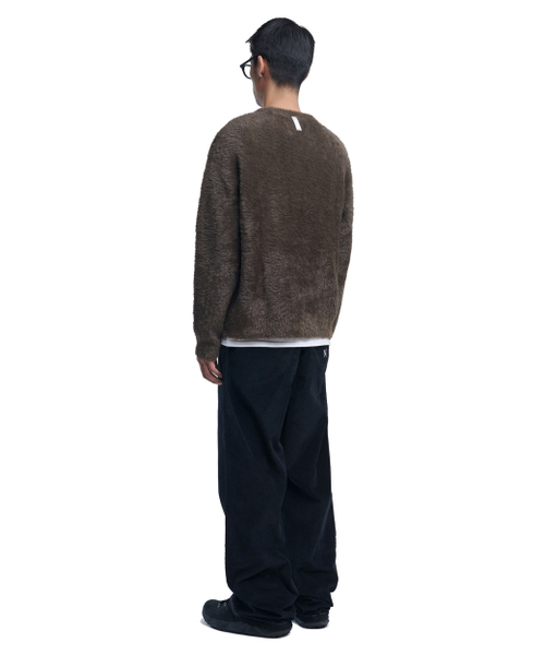 NOMANUAL(NOMANUAL)の「CROPPED HAIRY KNIT - BROWN(ニット/セーター・レディース・その他・X-LARGE/SMALL/MEDIUM/LARGE)」の7枚目の写真
