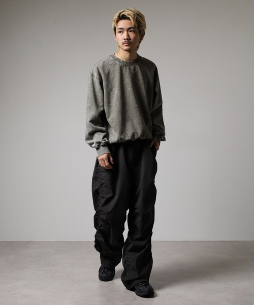 many men many mind（メニーメンメニーマインド）の「MANYMENMANYMINDS マイクロリップストップ/パッカリングパンツ（その他パンツ・メンズ・グレー/ブラック/カーキ・L/M）」の15枚目の写真