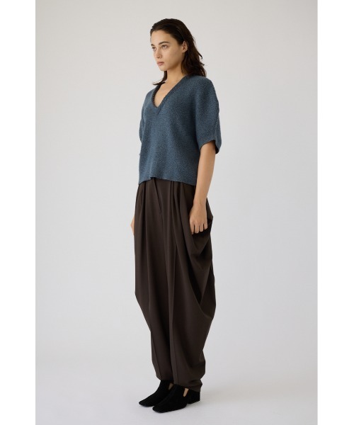 RIM.ARK（リムアーク）の「Tuck dress PT タックドレスパンツ（スラックス・レディース・ブラウン/ベージュ/ブラック・36/38）」の18枚目の写真