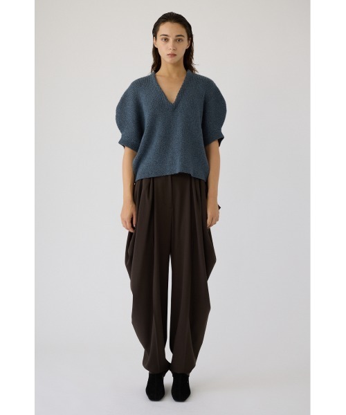 RIM.ARK（リムアーク）の「Tuck dress PT タックドレスパンツ（スラックス・レディース・ブラウン/ベージュ/ブラック・36/38）」の20枚目の写真