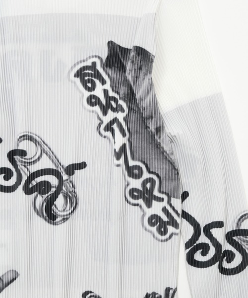 kotohayokozawa(コトハヨコザワ)の「別注 GRAPHIC TINY TOP(Tシャツ/カットソー・レディース・ライトグレー/ダークグレー・FREE)」の8枚目の写真