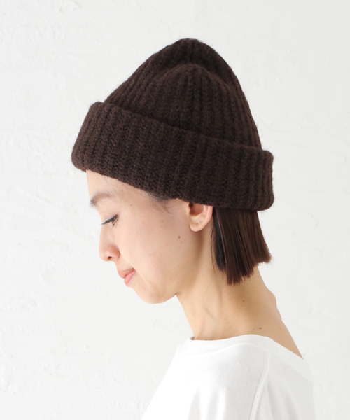 Odds（オッズ）の「odds/ オッズ PLAIN WATCH（ニットキャップ/ビーニー・レディース・チャコールグレー/ブラウン・FREE）」の9枚目の写真