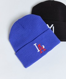 AMERICAN NEEDLE | 【AMERICAN NEEDLE】CUFFED KNIT LA ANGELS/NY BLACK YANKEES/ロサンゼルスロジャース/ニューヨークヤンキース/ニットキャップ(ニットキャップ/ビーニー)