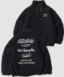 Mark Gonzales | MARK GONZALES ARTWORK COLLECTION/マークゴンザレス 別注 オーバーサイズ ドローコード パファージャケット パデッドジャケット ファイバーダウンジャケット レディース メンズ(ダウンジャケット/コート)