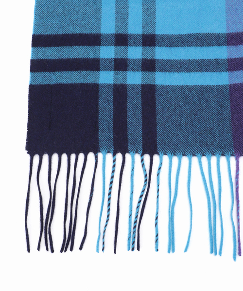 Spick & Span(スピックアンドスパン)の「《追加2》Spick & Span カシミヤチェックストール(ストール/ショール・レディース・ブラウン/グリーン・FREE)」の9枚目の写真