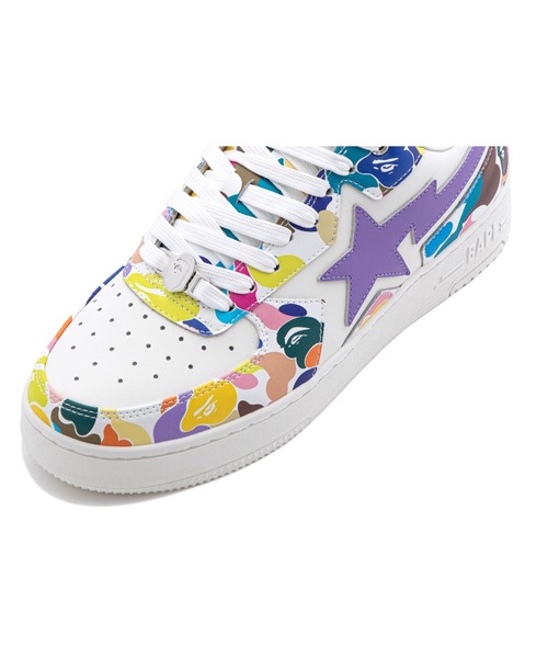 A BATHING APE(アベイシングエイプ)の「BAPE STA ICON #2(スニーカー・メンズ・ブラック/ホワイト・8.5/8/9.5/9/13/12/11/10/7)」の5枚目の写真