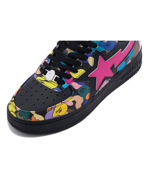 A BATHING APE(アベイシングエイプ)の「BAPE STA ICON #2(スニーカー・メンズ・ブラック/ホワイト・8.5/8/9.5/9/13/12/11/10/7)」の6枚目の写真