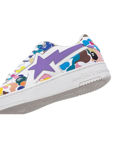 A BATHING APE(アベイシングエイプ)の「BAPE STA ICON #2(スニーカー・メンズ・ブラック/ホワイト・8.5/8/9.5/9/13/12/11/10/7)」の7枚目の写真