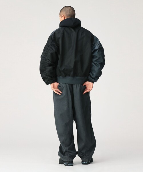 BEAMS（ビームス）の「Fade Balloon Easy Pants【ワイドストレートフィット】（その他パンツ・メンズ・オリーブ/ブラック・XL/L/M/S）」の17枚目の写真