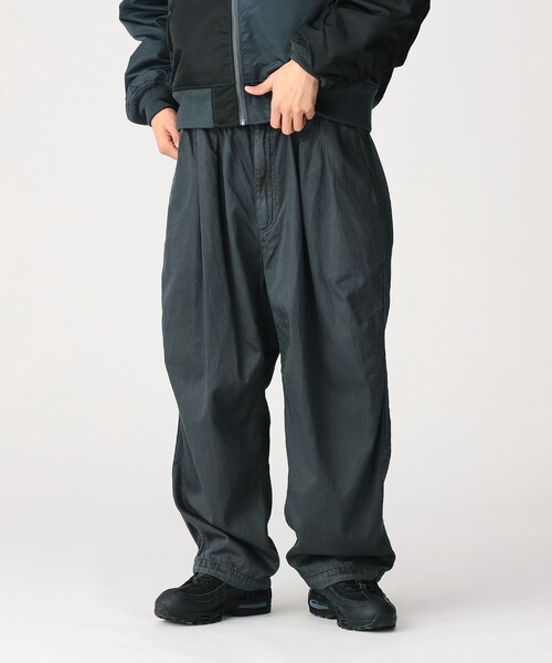 BEAMS（ビームス）の「Fade Balloon Easy Pants【ワイドストレートフィット】（その他パンツ・メンズ・オリーブ/ブラック・XL/L/M/S）」の18枚目の写真
