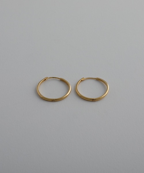 whoseA（フーシー）の「【silver925】Neat Hoop Pierce 20mm/ ニートフープピアス20mm（ピアス（両耳用）・レディース・シルバー/ゴールド・FREE）」の13枚目の写真