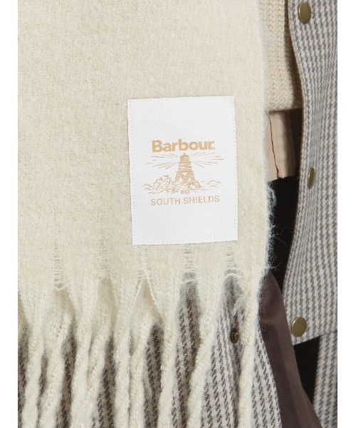 Barbour(バブアー)の「Ellison マフラー(マフラー・レディース・グレー/ベージュ/ネイビー・ONE SIZE)」の14枚目の写真