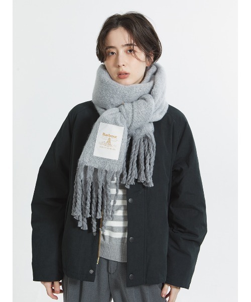Barbour(バブアー)の「Ellison マフラー(マフラー・レディース・グレー/ベージュ/ネイビー・ONE SIZE)」の18枚目の写真