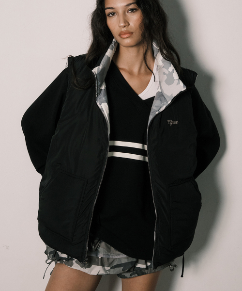 NYXX（エヌワイエックスエックス）の「REVERSIBLE DOWN VEST BLACK（ダウンベスト・レディース・その他・SMALL/MEDIUM）」の3枚目の写真
