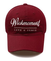 WICK（ウィック）の「Moment Washing Cap-Burgundy（キャップ）」