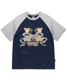 Video Jockey（ビデオジョッキー）の「マジュボゴム ラグランTシャツ [ネイビー]（Tシャツ/カットソー）」