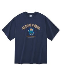 ビカムベア 半袖Tシャツ ネイビー