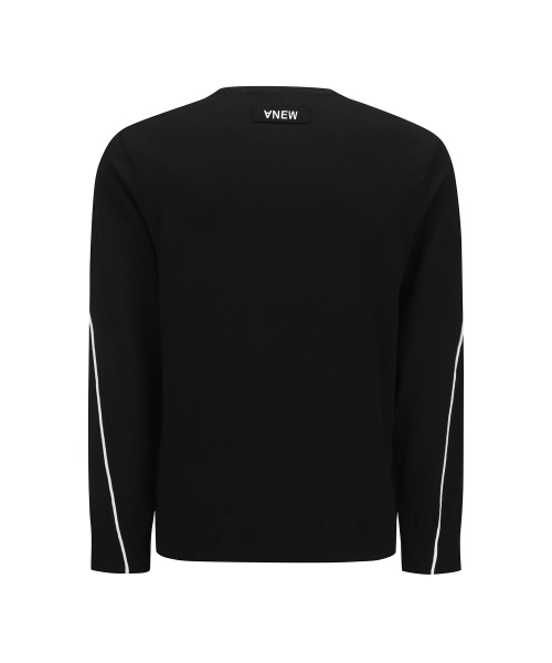 ANEW GOLF（アニューゴルフ）の「MEN SP ESSENTIAL SWEATER_BK（ニット/セーター・メンズ・その他・XX-LARGE/XXX-LARGE/MEDIUM/LARGE/X-LARGE）」の2枚目の写真