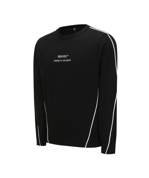 ANEW GOLF（アニューゴルフ）の「MEN SP ESSENTIAL SWEATER_BK（ニット/セーター・メンズ・その他・XX-LARGE/XXX-LARGE/MEDIUM/LARGE/X-LARGE）」の3枚目の写真