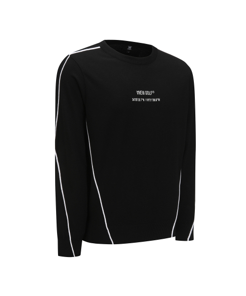 ANEW GOLF（アニューゴルフ）の「MEN SP ESSENTIAL SWEATER_BK（ニット/セーター・メンズ・その他・XX-LARGE/XXX-LARGE/MEDIUM/LARGE/X-LARGE）」の4枚目の写真