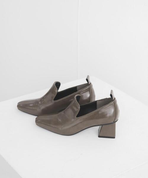 KBF（ケイビーエフ）の「セミスクエアトゥパンプス（パンプス・レディース・ブラック/カーキ・36/38/37）」の9枚目の写真