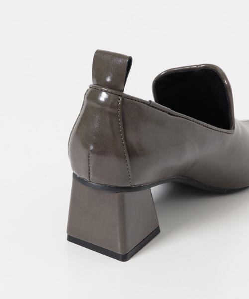 KBF（ケイビーエフ）の「セミスクエアトゥパンプス（パンプス・レディース・ブラック/カーキ・36/38/37）」の11枚目の写真