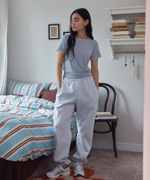 38COMEONCOMMON（38カモンコモン）の「Tencel Double Layered Tee (Lavender)（Tシャツ/カットソー・レディース・その他・FREE）」の3枚目の写真