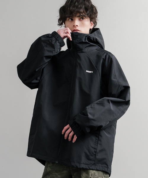 HUF ハフ ALL CAPS SHELL JACKET オーバーサイズラグランスリーブ