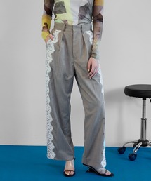 MAISON SPECIAL（メゾンスペシャル）の「Side Lace Slacks/サイドレーススラックス（スラックス）」