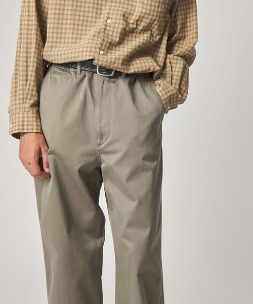 Steven Alan（スティーブンアラン）の「＜Steven Alan＞ ウエポン ニドム アーミー ノープリーツ トラウザーズ（チノパンツ・メンズ・グレー/ナチュラル/ダークグレー・S/M/L/XL）」の9枚目の写真