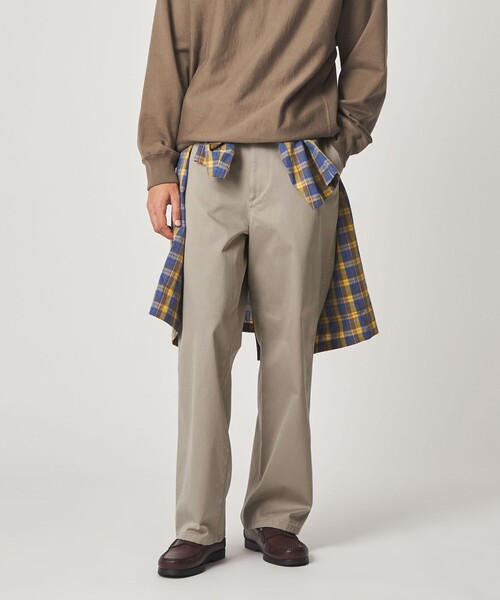 Steven Alan（スティーブンアラン）の「＜Steven Alan＞ ウエポン ニドム アーミー ノープリーツ トラウザーズ（チノパンツ・メンズ・グレー/ナチュラル/ダークグレー・S/M/L/XL）」の17枚目の写真