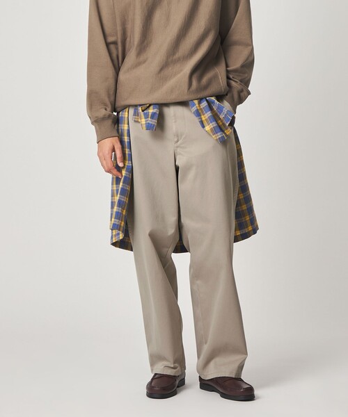 Steven Alan（スティーブンアラン）の「＜Steven Alan＞ ウエポン ニドム アーミー ノープリーツ トラウザーズ（チノパンツ・メンズ・グレー/ナチュラル/ダークグレー・S/M/L/XL）」の18枚目の写真