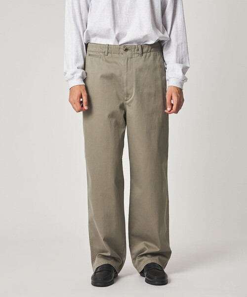 Steven Alan（スティーブンアラン）の「＜Steven Alan＞ ウエポン ニドム アーミー ノープリーツ トラウザーズ（チノパンツ・メンズ・グレー/ナチュラル/ダークグレー・S/M/L/XL）」の19枚目の写真