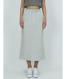 CODE I'M（コードアイエム）の「ミラノスパン Hラインロングスカート ホワイトグレー（スカート）」