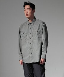 CODE I'M（コードアイエム）の「Two pocket nylon metal overfit shirt khaki（シャツ/ブラウス）」