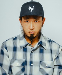 ability（アビリティ）の「BIG MIKE ビックマイク / 10周年コラボ企画 ニグロリーグ Negro League 別注 フラットバイザー キャップ //// 102614801（キャップ）」