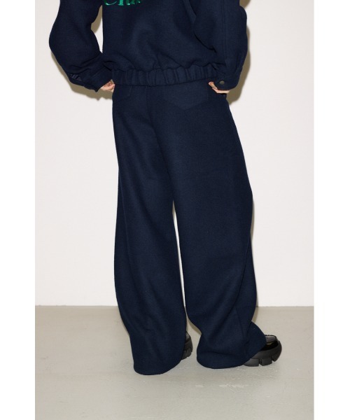 THROW by SLY（スローバイスライ）の「THROW Chaos Fishing Club RELAX PT カオスフィッシングクラブ リラックスパンツ 秋服 冬服（スラックス・レディース・杢グレー/ネイビー・FREE）」の12枚目の写真