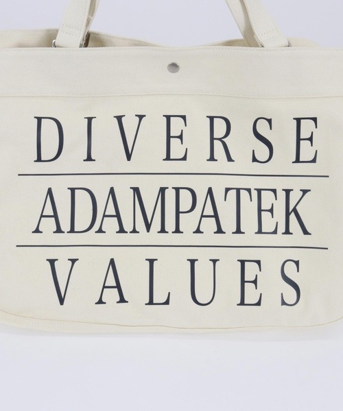 ADAM PATEK(アダムパテック)の「【ADAMPATEK/アダムパテック】news paper bag/ニュースペーパーバッグ(ショルダーバッグ・メンズ・ホワイト/ブラック・FREE)」の11枚目の写真
